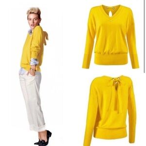 Cabi Yellow Sweater, Lightweight